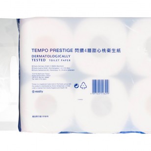 TEMPO閃鑽四層環形壓花衛生紙-甜心桃味-6件裝 10'SX6