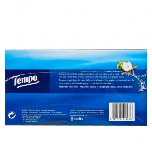 TEMPO盒裝紙巾-蘋果木香味 - 3件裝 4'SX3