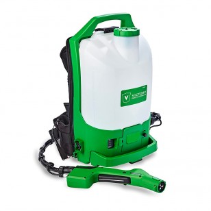 Victory Innovations Cordless Electrostatic Backpack Sprayer for Disinfectants and Sanitizers, 360° Coverage, 3-in-1 Nozzle, 2.2 Gal Easy Fill Tank Covers 23,000 Sq Ft