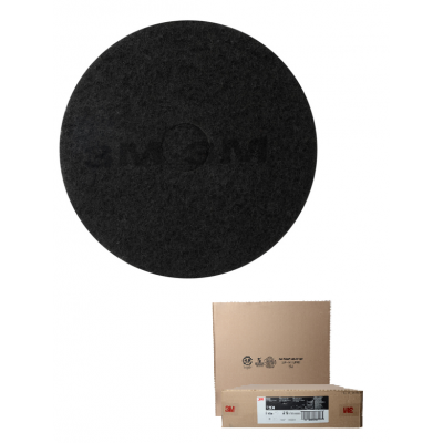 潔霸 17寸 黑色起蠟墊(5片/1盒)