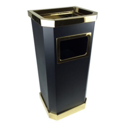 靠牆式側開口煙灰桶(鈦金)