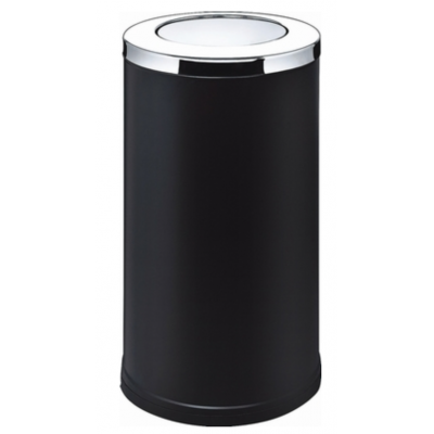 搖蓋式垃圾桶(黑色_大)