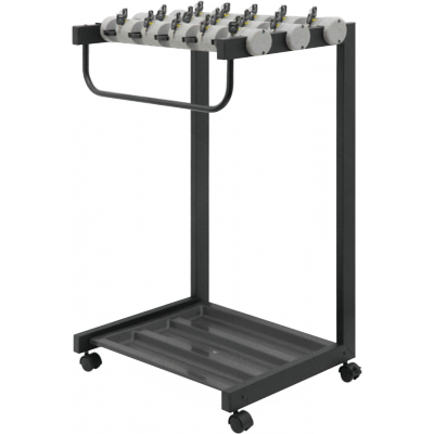 15頭帶鎖雨傘架