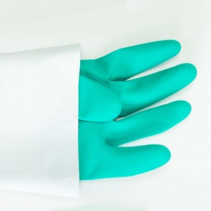 Medicom/麥迪康進口橡膠手套勞保耐磨工作加厚手套工業防化丁腈