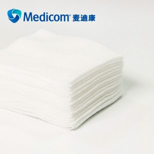 Medicom/麥迪康無紡布洗臉巾卸妝巾清潔洗面棉柔潔面巾醫院用2包