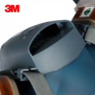 3M防毒面具噴漆專用防油漆化工氣體工業粉塵防塵透氣全面防護面罩