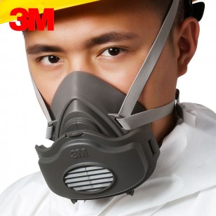 3m防塵面罩3200防工業粉塵灰粉專用煤礦打磨透氣專業勞保防護面具