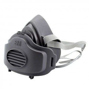 3M面罩活性炭防異味防塵面具工業粉塵打磨3200-3744防護呼吸透氣