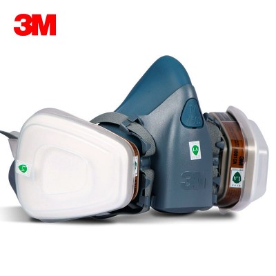 3M防毒面具7502防塵毒噴漆專用工業粉塵化工氣體透氣呼吸防護面罩 3M防毒面具7502防塵毒噴漆專用工業粉塵化工氣體透氣呼吸防護面罩