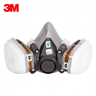 3M防毒面具6200防甲醛面罩防塵毒防異味七件套裝修防護甲醛油漆