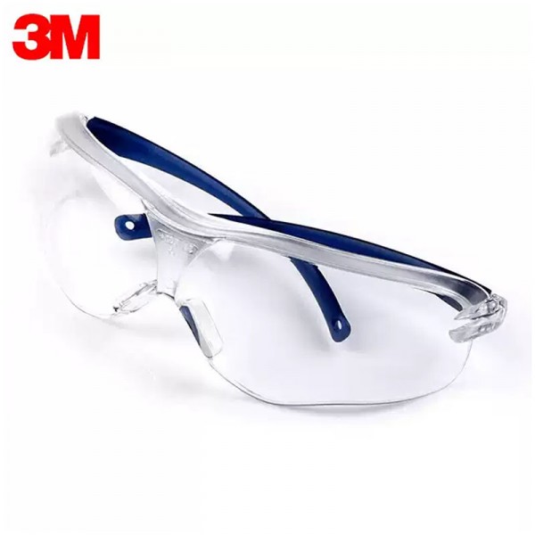 3M護目鏡防護眼鏡10434護目鏡【高清無色鏡片流線型】