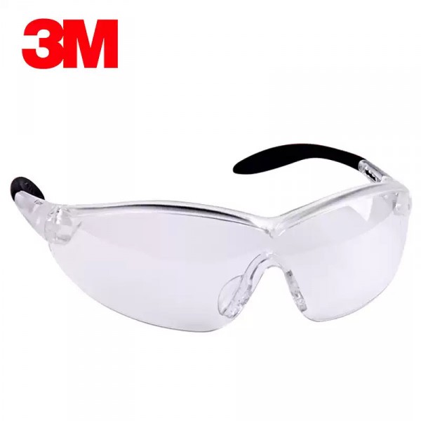 3M護目鏡防護眼鏡Vline護目鏡透明色【運動騎行防護款】