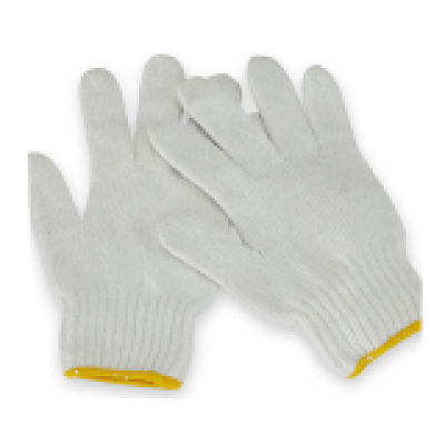 白色勞工手套