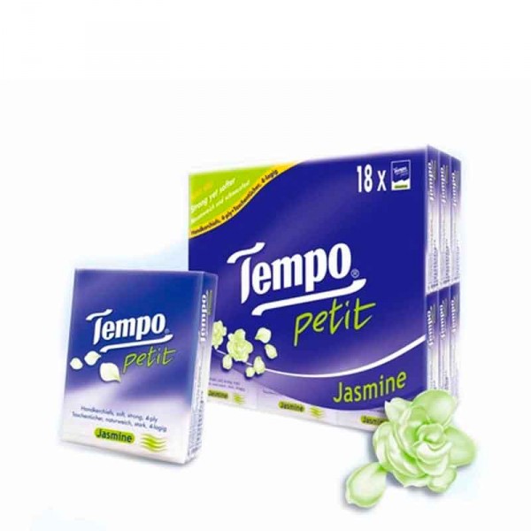 Tempo - 得寶迷你紙手巾 (苿莉花味) 18包