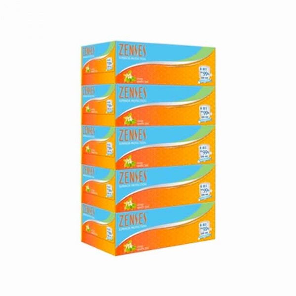 倩絲 - 親膚殺菌3層盒裝面紙(白茶清香) 5盒裝