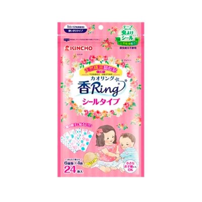 日本金鳥 - 天然精油驅蚊貼 (花香) 24片