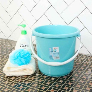塑料圓桶洗澡洗衣桶10L
