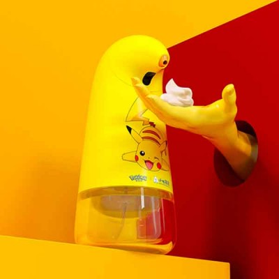 自動感應洗手液機-皮卡丘