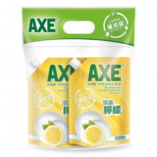 檸檬護膚洗潔精增量裝(補充袋)孖裝 (隨機一款) 1.3KGX2