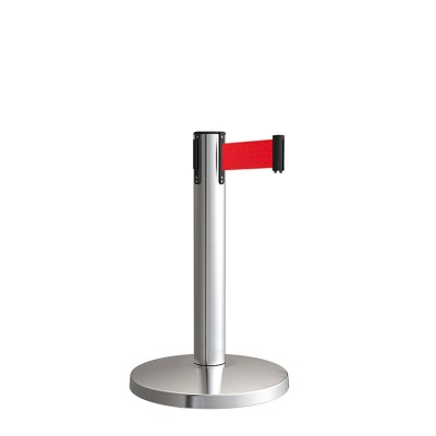 展廳專用矮圍欄博物館伸示縮隔離帶護欄警戒線警-混凝土底座款