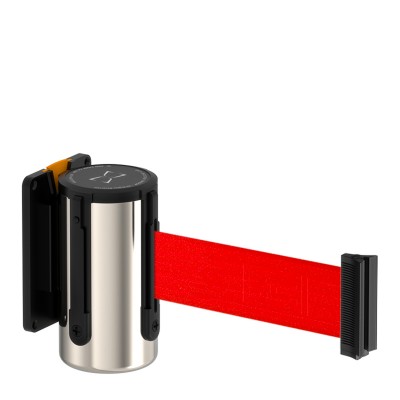 高端壁挂式隔離帶伸縮帶銀行挂牆警戒線警示帶