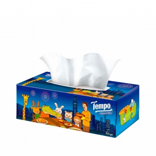 TEMPO盒裝紙巾-天然無香-TEMPO X KEIGO 2022新年限量版 4'SX3