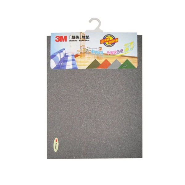 3M - 無邊刮塵防滑膠地墊 45x60cm 灰色