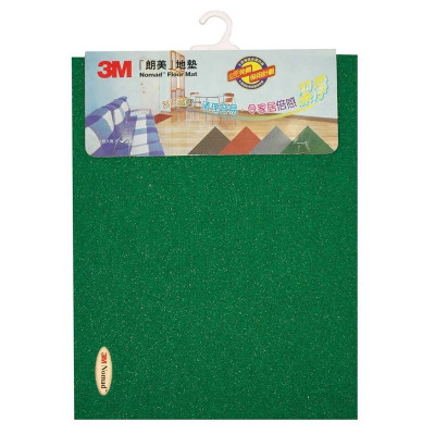 3M - 無邊刮塵防滑膠地墊 60x90cm 綠色