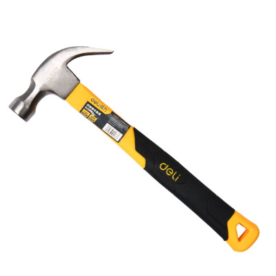 得力0.5kg碳鋼纖維柄羊角錘DL5002