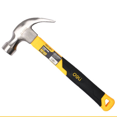 得力0.75kg碳鋼纖維柄羊角錘DL5003