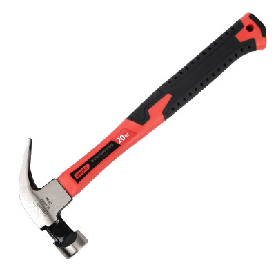 得力1.25kg圓頭彎尾纖維柄羊角錘