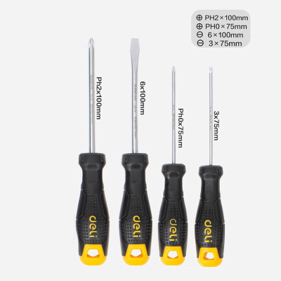 得力工具螺絲批四件套DL620104