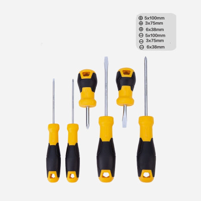 得力工具螺絲批六件套DL3502