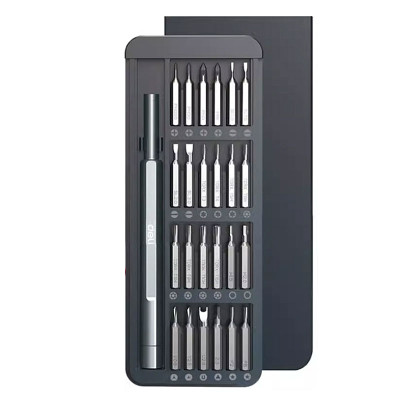 得力工具強磁吸附固定25件精密螺絲刀