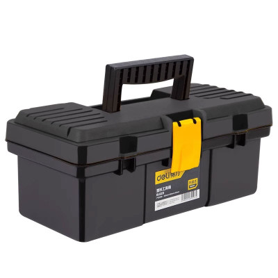 得力工具11寸單層加厚工具箱DL6211T
