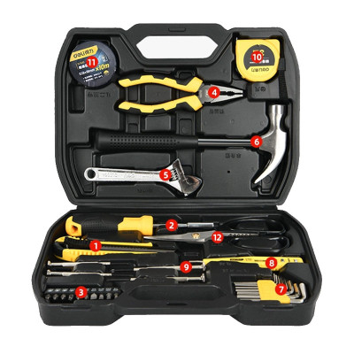 得力工具實用31件套工具箱套裝