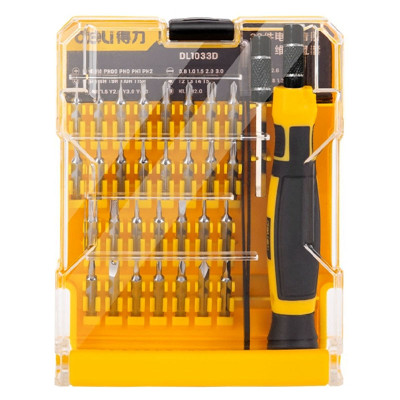 deli工具33件精密維修套裝DL1033D