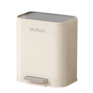 23L廚房、客廳不鏽鋼腳踏垃圾桶