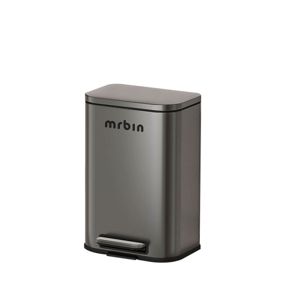 13L廚房、客廳不鏽鋼腳踏垃圾桶