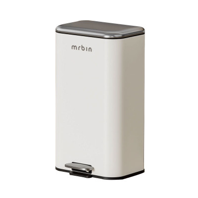 極光白腳踏垃圾桶