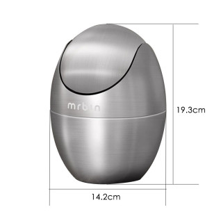 不鏽鋼床頭垃圾桶