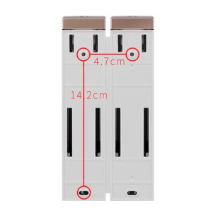 CDWK 手動按壓雙格皂液器「CD-2011」