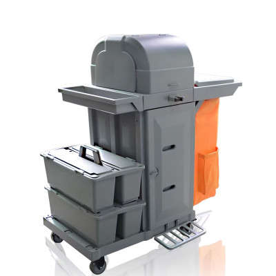 多功能清潔手推車(單門)YJ02