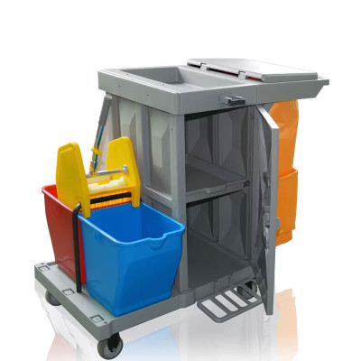 多功能清潔手推車(榨水桶)YJ04