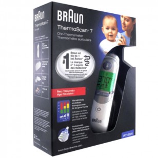 百靈 Braun ThermoScan 7 IRT 6520 紅外線嬰兒兒童耳溫槍 白色