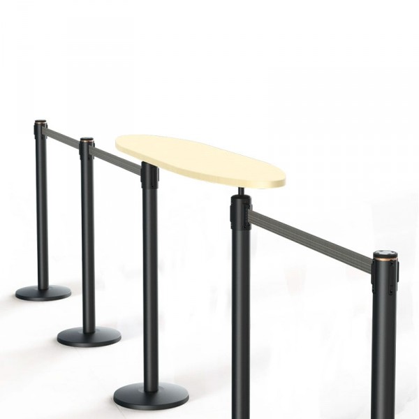 金柯爵士欄杆座桌板填單台一米線排隊線銀行商城企業填單桌台