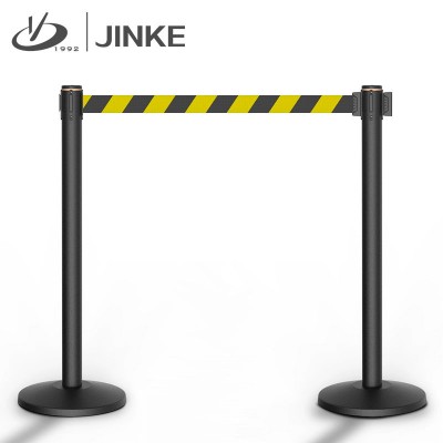 金柯爵士黃黑工業帶伸縮帶圍欄隔離帶美標加重加長加厚一米線