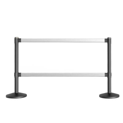 金柯圍欄鋁型材橫桿圍欄移動隔離欄（組合）