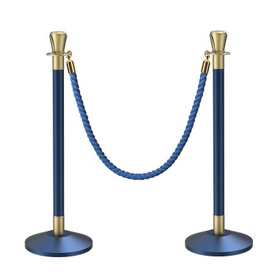 金柯榮華掛繩迎賓柱一米線欄杆座酒店隔離帶護欄高檔禮賓桿