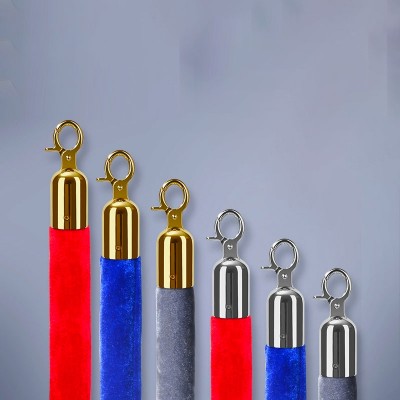 金柯一米線不銹鋼欄杆座掛繩圍欄S型繩彈簧扣軟質迎賓護欄掛扣繩